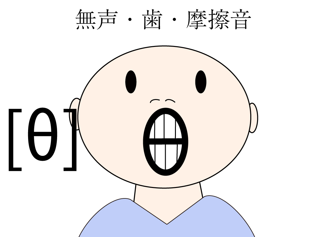 無声・歯・摩擦音のイラスト | 村鉄堂のHP